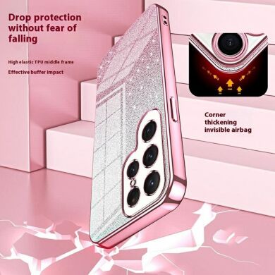 Захисний чохол Deexe Sparkles Cover для Samsung Galaxy S26 Ultra - Pink