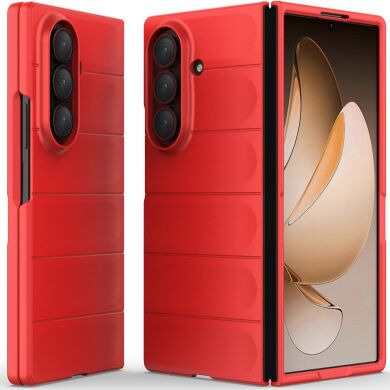 Захисний чохол Deexe Terra Case (FF) для Samsung Galaxy Fold 7 - Red