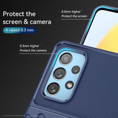 Защитный чехол Deexe Thunder Series для Samsung Galaxy A73 - Blue