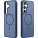 Защитный чехол DUX DUCIS Yind Series MagSafe для Samsung Galaxy S26 FE / S25 FE (S731) - Dark Blue. Фото 2 из 9
