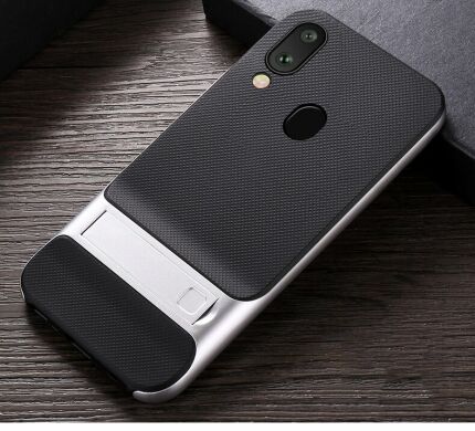 Захисний чохол ELEGANCE Grid Pattern для Samsung Galaxy A30 (A305) / A20 (A205) - Silver