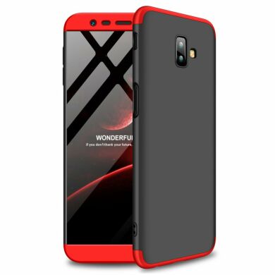 Защитный чехол GKK Double Dip Case для Samsung Galaxy J6+ (J610) - Black / Red