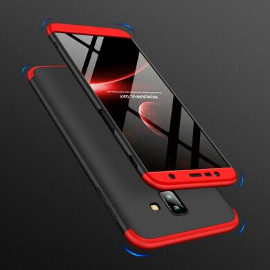 Защитный чехол GKK Double Dip Case для Samsung Galaxy J6+ (J610) - Black / Red