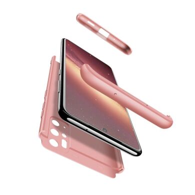 Захисний чохол GKK Double Dip Case для Samsung Galaxy S20 Plus (G985) - Rose Gold