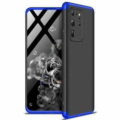 Защитный чехол GKK Double Dip Case для Samsung Galaxy S20 Ultra (G988) - Black / Blue