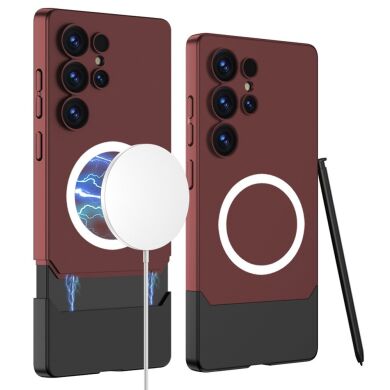 Захисний чохол GKK Magnetic Dip Case для Samsung Galaxy S24 Ultra (S928) - Red / Black