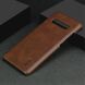 Защитный чехол IMAK Leather Series для Samsung Galaxy S10 (G973) - Brown. Фото 6 из 13