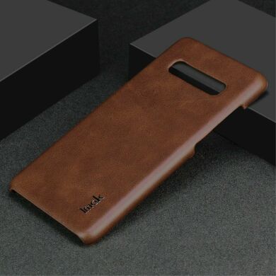 Защитный чехол IMAK Leather Series для Samsung Galaxy S10 (G973) - Brown