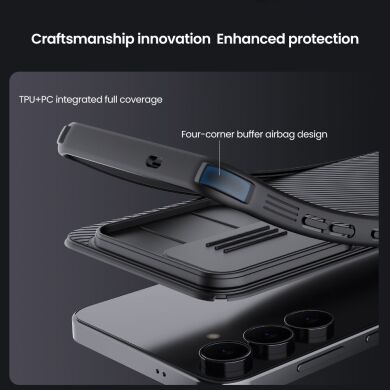 Защитный чехол NILLKIN CamShield Pro (with MagSafe Support) для Samsung Galaxy S25 FE (S731) - Black