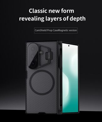 Защитный чехол NILLKIN CamShield Prop Magnetic (Clear Version) (FF) для Samsung Galaxy Fold 7 - Black