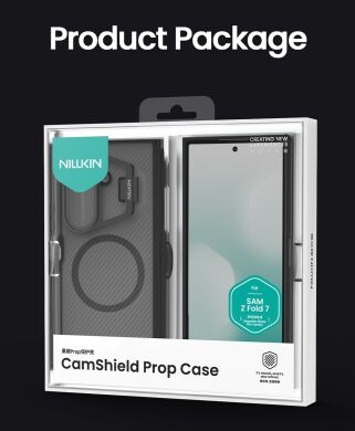 Защитный чехол NILLKIN CamShield Prop Magnetic (Clear Version) (FF) для Samsung Galaxy Fold 7 - Black