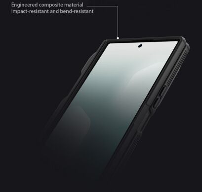 Защитный чехол NILLKIN CamShield Prop Magnetic (Clear Version) (FF) для Samsung Galaxy Fold 7 - Black