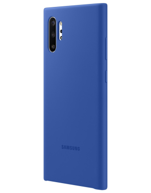 Захисний чохол Silicone Cover для Samsung Galaxy Note 10+ (N975)	 EF-PN975TLEGRU - Blue