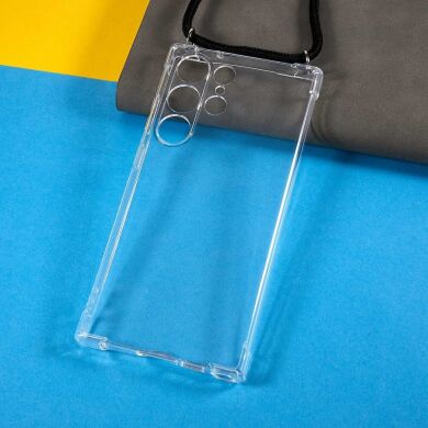 Защитный чехол UniCase AirBag with Strap для Samsung Galaxy S23 Ultra - Transparent