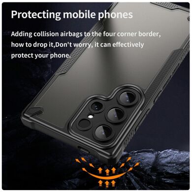 Захисний чохол UniCase Falcon Frame для Samsung Galaxy S24 Ultra (S928) - Black
