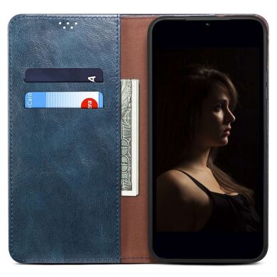 Защитный чехол UniCase Leather Wallet для Samsung Galaxy A04 (A045) - Blue