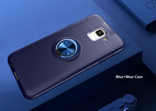 Защитный чехол UniCase Magnetic Ring для Samsung Galaxy J6 2018 (J600) - Blue