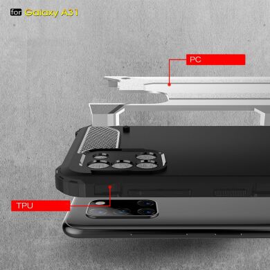 Защитный чехол UniCase Rugged Guard для Samsung Galaxy A31 (A315) - Silver