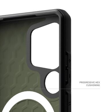 Захисний чохол URBAN ARMOR GEAR Civilian LT Magsafe для Samsung Galaxy S25 Ultra (S938) 214501117272 - Olive