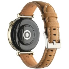 Шкіряний ремінець Deexe Genuine Leather для годинників з шириною кріплення 18 мм - Brown