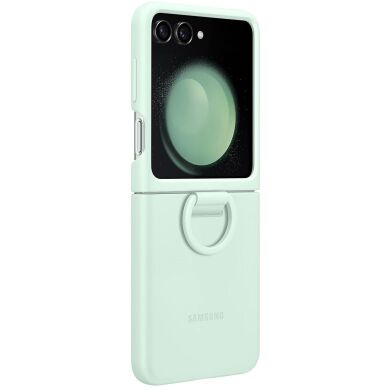 Захисний чохол Silicone Case with Ring для Samsung Galaxy Flip 5 (EF-PF731TMEGUA) - Mint