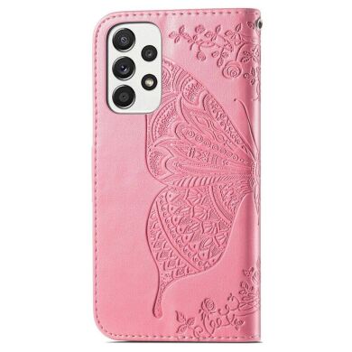 Чехол UniCase Butterfly Pattern для Samsung Galaxy A33 (A336) - Pink