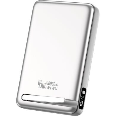 Внешний аккумулятор WiWU Wi-P090 45W (10000 mAh) - Silver