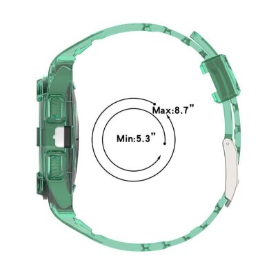 Ремешок Deexe Solid Color для Samsung Galaxy Watch 4 / 5 (44mm) - Transparent