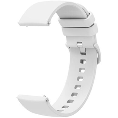 Ремешок Deexe Soft Silicone для часов с шириной крепления 18 мм - White