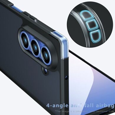 Защитный чехол Deexe Matte Skin для Samsung Galaxy Fold 8 Ultra - Transparent Black