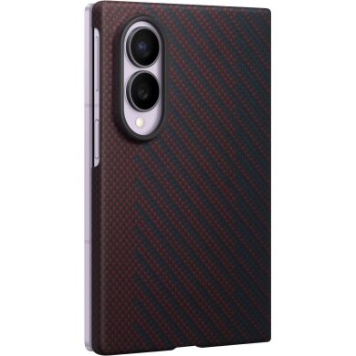 Оригінальний чохол Carbon Magnet Case для Samsung Galaxy Fold 8 (EF-KF971SREGUA) - Dark Red