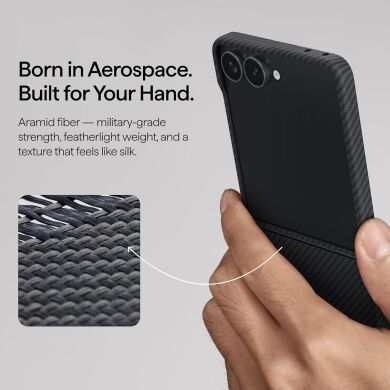 Ультратонкий чохол Pitaka Edge Ultra-Slim Case (FF) для Samsung Galaxy Flip 8 (FBFLIP8) - Black