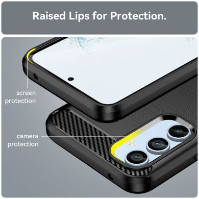 Захисний чохол UniCase Carbon для Samsung Galaxy A54 (A546) - Black