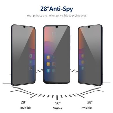 Защитное стекло HAT PRINCE Anti-Spy для Samsung Galaxy A15 (A155) - Black