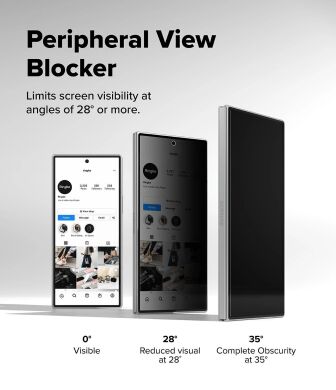 Комплект захисних стекол (2шт) Ringke Easy Slide Privacy для Samsung Galaxy Fold 8 Ultra (8800380460508)