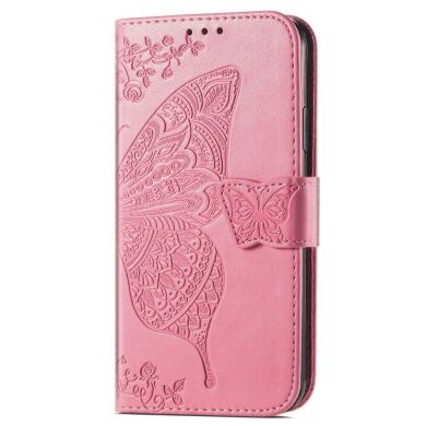 Чехол UniCase Butterfly Pattern для Samsung Galaxy A33 (A336) - Pink