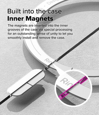 Защитный чехол Ringke Fusion Magnetic для Samsung Galaxy S25 Edge (S937) 8800293854333 - Clear