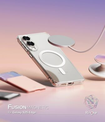 Защитный чехол Ringke Fusion Magnetic для Samsung Galaxy S25 Edge (S937) 8800293854333 - Clear