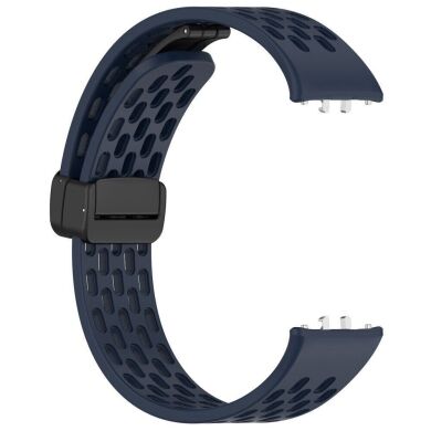 Ремешок Deexe Eclipse для Samsung Galaxy Fit 3 - Navy Blue