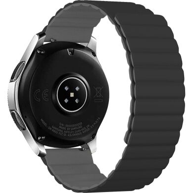 Ремешок ArmorStandart MagLink для часов с шириной крепления 22 мм - Black / Grey