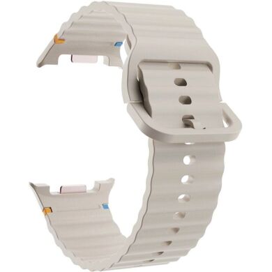 Ремешок KALEBOL Silicone Strap для Samsung Galaxy Watch 8 (40/44mm) / 8 Classic - Starlight