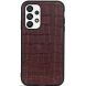 Кожаный чехол UniCase Croco Skin для Samsung Galaxy A73 (A736) - Brown. Фото 1 из 3