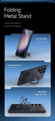 Защитный чехол DUX DUCIS Aimo Series Magnetic (FP) для Samsung Galaxy S24 Ultra - Black