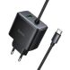 Сетевое зарядное устройство Hoco C164A PD30W+QC3.0 + кабель Type-C - Black. Фото 1 из 6
