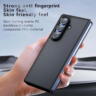 Защитный чехол Deexe Matte Skin для Samsung Galaxy Fold 8 Ultra - Transparent Black