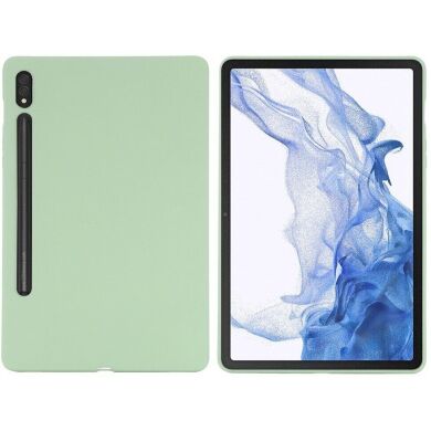 Захисний чохол Deexe Silicone Shell для Samsung Galaxy Tab S8 Ultra (T900/906) - Green