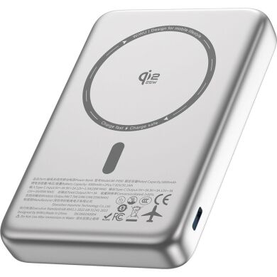 Внешний аккумулятор WiWU Wi-P090 45W (10000 mAh) - Silver