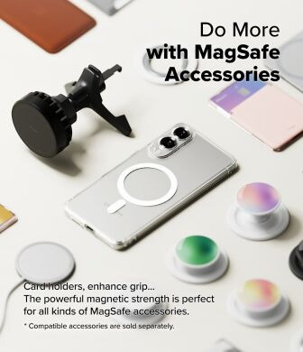 Защитный чехол Ringke Fusion Magnetic для Samsung Galaxy S25 Edge (S937) 8800293854333 - Clear