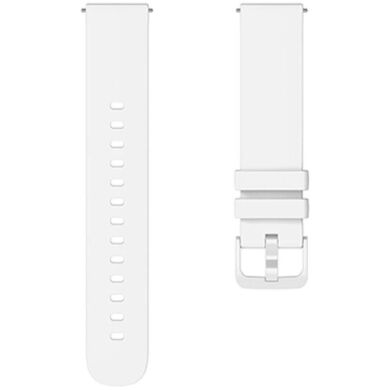 Ремешок Deexe Soft Silicone для часов с шириной крепления 18 мм - White