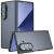 Защитный чехол Deexe Matte Skin для Samsung Galaxy Fold 8 Ultra - Transparent Black